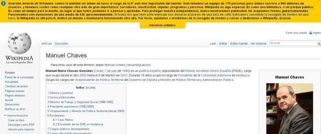 Wikipedia vuelve a pedir auxilio a sus 500 millones de usuarios
