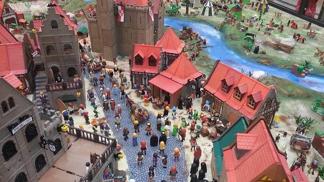 Un diorama de Playmobil de 50 m2 para recrear las Justas medievales