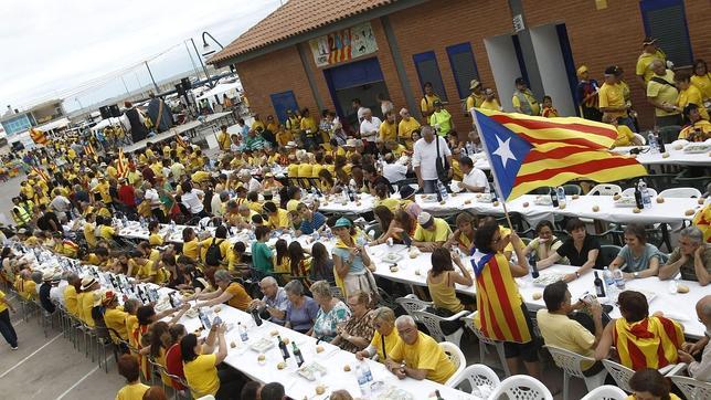 La Generalitat de Cataluña celebra que el TSJ permita la cadena humana en Vinaroz