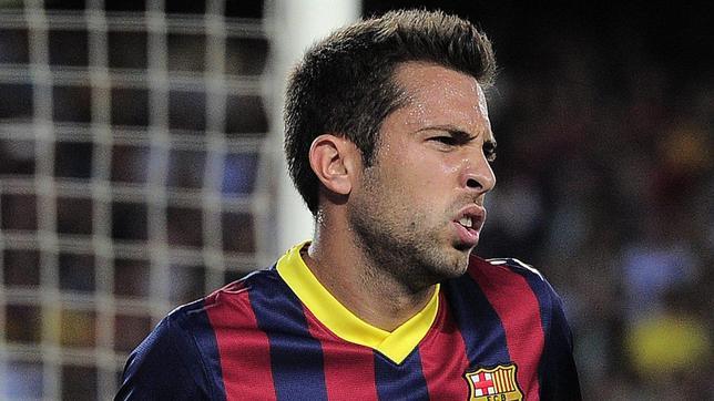 Jordi Alba, tres semanas de baja