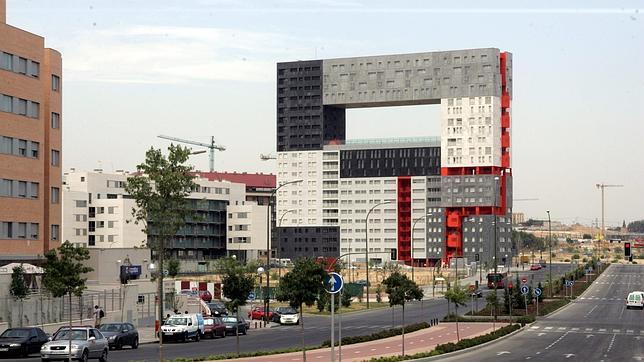 El edificio Mirador, en Sanchinarro