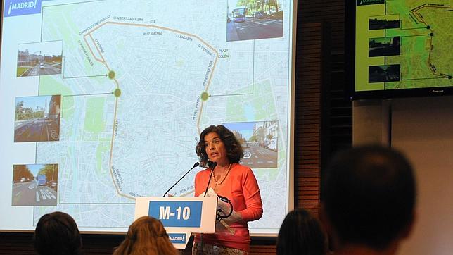 La M-10, diez kilómetros para circular en bicicleta en pleno centro de Madrid