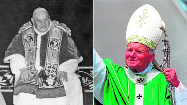 Juan XXIII y Juan Pablo II serán proclamados santos a la vez