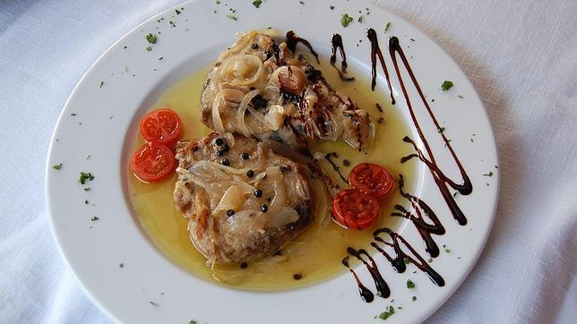 Escabeche de Bonito del restaurante Yeyu en Cercedilla