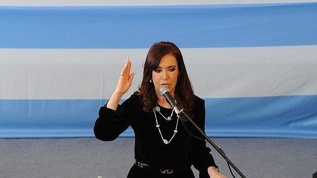Fernández, en la inauguración de un hospital en la provincia de Buenos Aires, uno de sus últimos actos públicos
