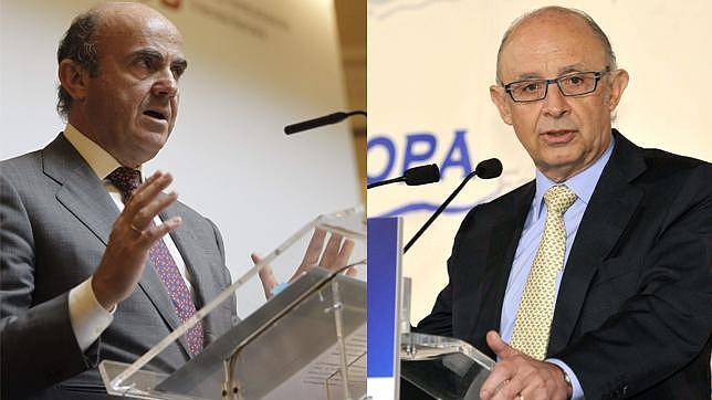Guindos y Montoro, en contra de una  financiación singular para Cataluña