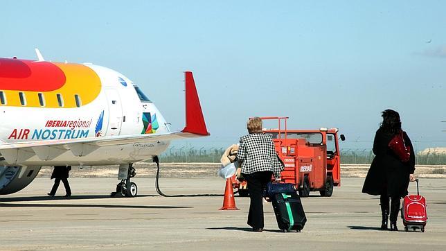 Los aeropuertos pierden más de 100.000 pasajeros hasta septiembre