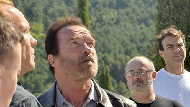 Schwarzenegger visita el Valle de los Caídos