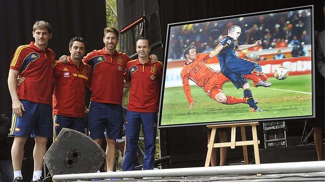 Un cuadro para Iniesta