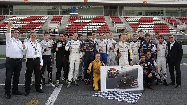 Tributo a María de Villota en el circuito de Cataluña