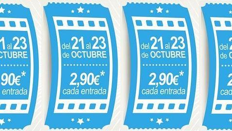 Entradas de cine a 2,90 € hasta el miércoles