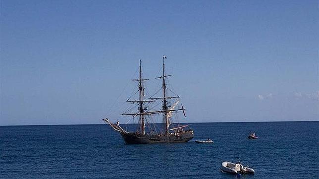 El barco ballenero de la próxima película de Ron Howard llega a La Gomera