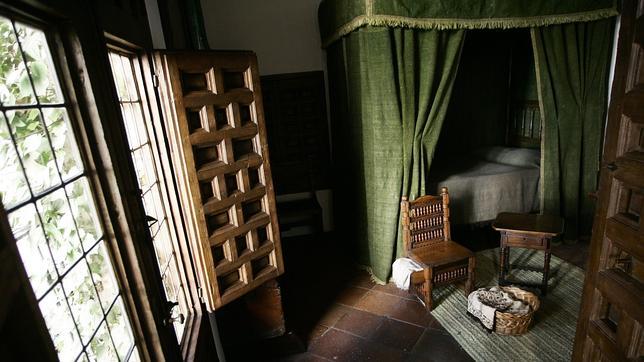 Interior de una de las habitaciones de la Casa-Museo de Lope de Vega, en la madrileña calle de Cervantes.