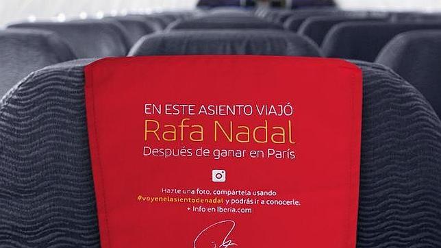 Ya puedes viajar en el asiento de Rafa Nadal