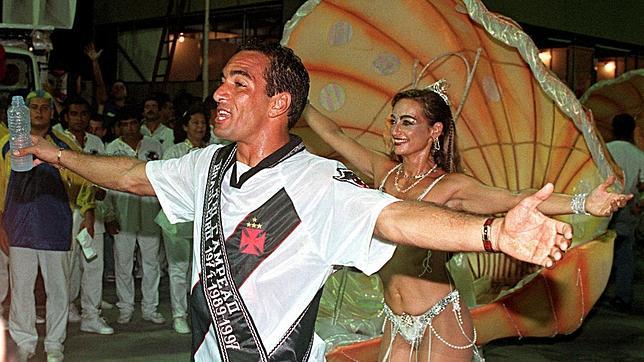 Edmundo, durante un desfile de Carnaval