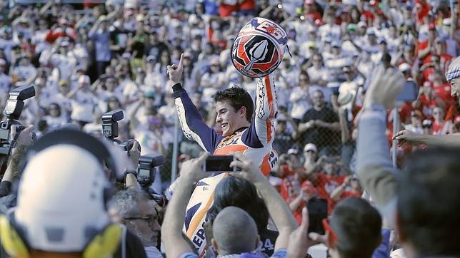 Márquez, tras ganar el Mundial de MotoGP: «No puedo pedir más»