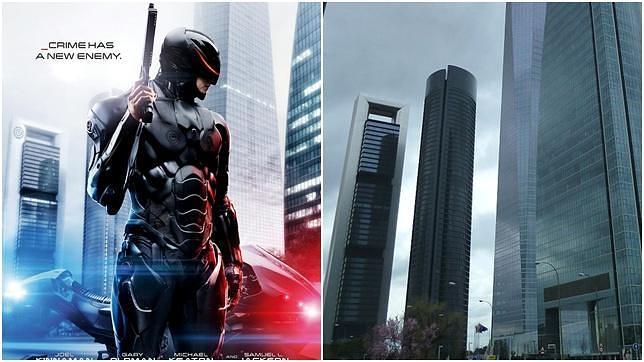 Las cuatro torres de Madrid, en el cartel del nuevo «Robocop»