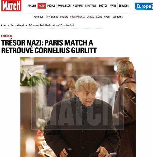 Cornelius Gurlitt, fotografiado en Múnich