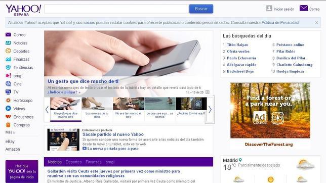 Yahoo! estrena portada