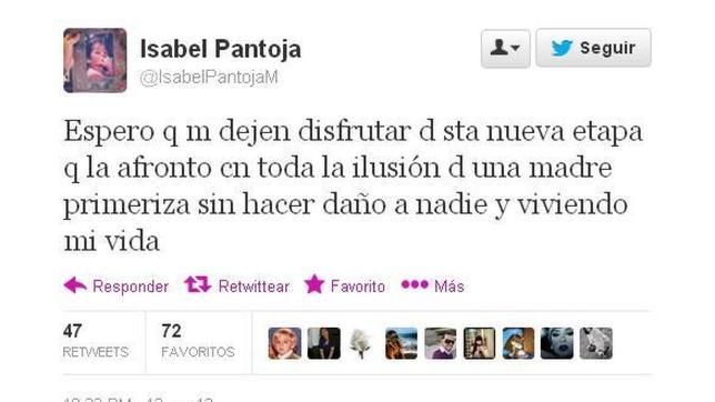 Chabelita Pantoja: «Espero que me dejen disfrutar de esta nueva etapa»