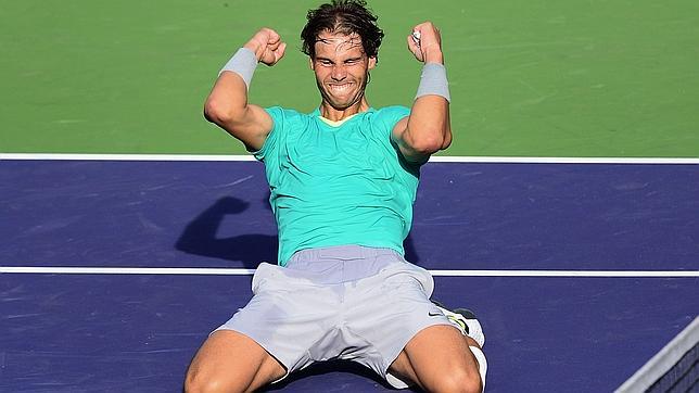 Rafael Nadal, después de ganar Indian Wells