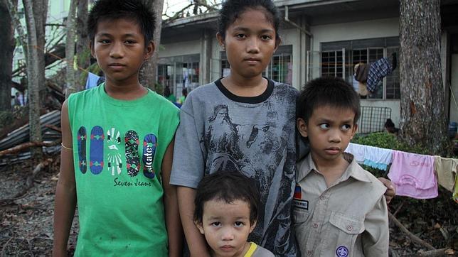 Los huérfanos del tifón Yolanda