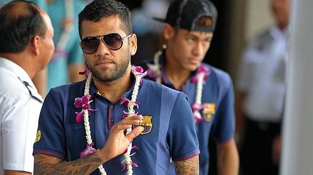 Dani Alves, otra lesión para el Barça