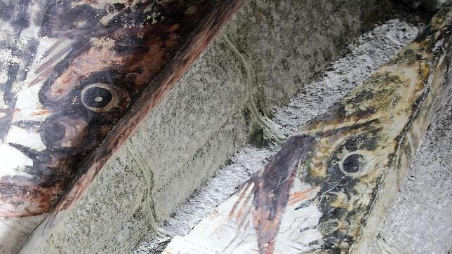 Recuperados 76 dragones pintados hace más de cinco siglos