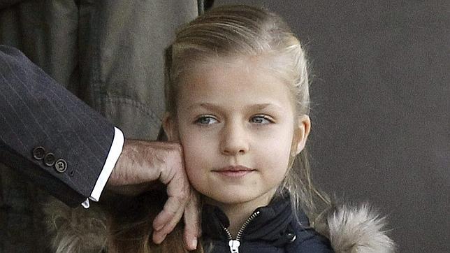 A sus nueve años, Leonor es una niña muy responsable