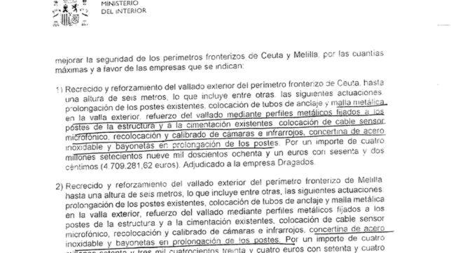 El PSOE «olvida» que colocó en Melilla las mismas cuchillas que hoy critica al PP