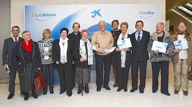 Primeros premios Vida Activa para personas mayores del Club Ahora de La Caixa