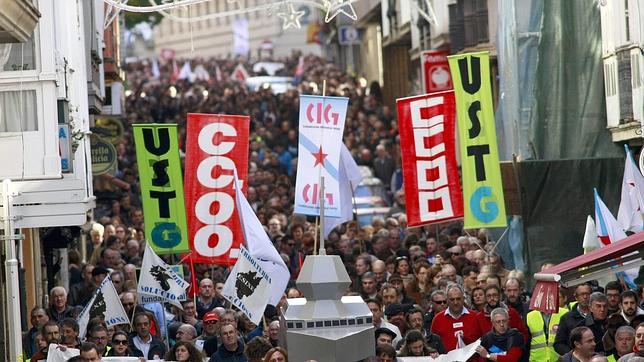 Trabajadores de Navantia se encierran y condicionan el plan a la carga de trabajo
