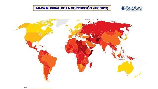 España retrocede quince años en percepción de la corrupción
