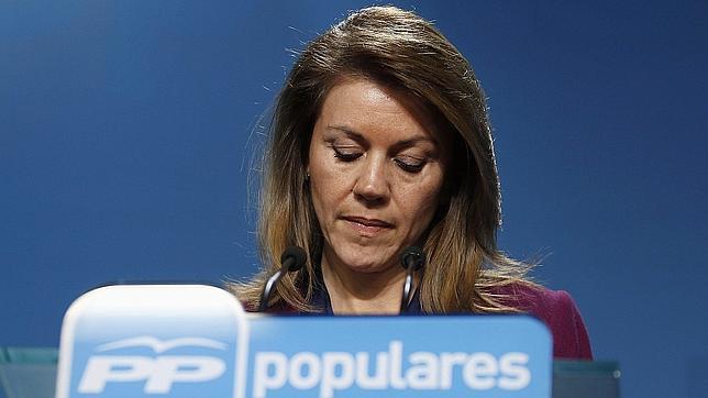 Cospedal, sobre la sentencia de Bárcenas: «Estoy muy satisfecha. Hice lo que debía»