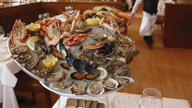 Las ostras son una de las especialidades del restaurante Brasserie Flo