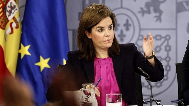 Soraya Sáenz de Santamaría, vicepresidenta del Gobierno