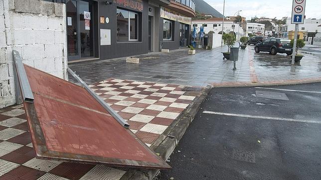 El temporal deja sin luz a la isla de La Palma