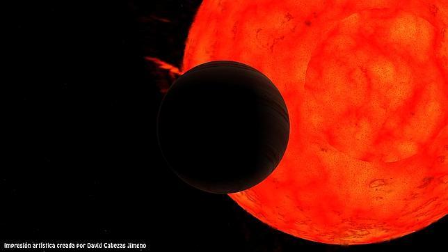 Astrónomos españoles descubren un planeta a punto de ser devorado