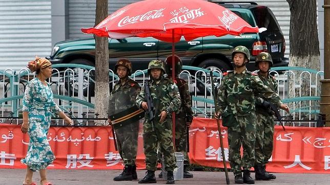 Un choque con la Policía en la región china de Xinjiang se salda con 16 muertos
