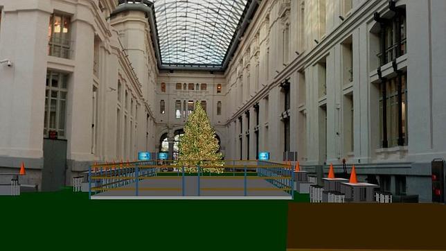 El domingo abre la pista de hielo del Palacio de Cibeles de Madrid