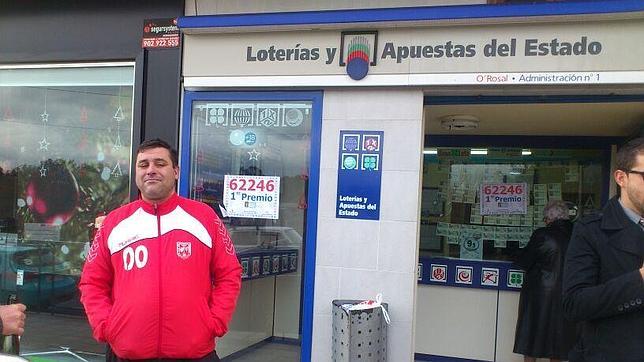 Pontevedra araña una serie del Gordo de la Lotería de Navidad