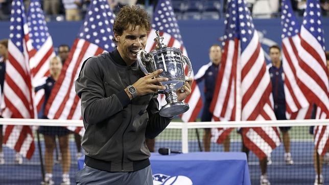 Nadal muerde el US Open de 2013, el decimotercer grande de su carrera