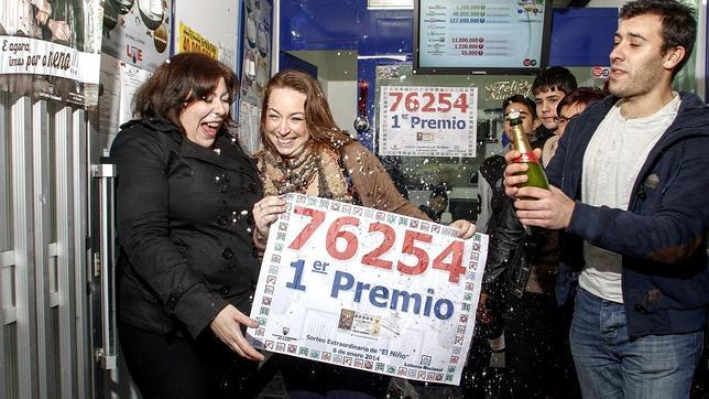 Lotería de El Niño 2014: 40 millones de euros para el 76254, fracción 5ª, serie 21, en Monforte de Lemos