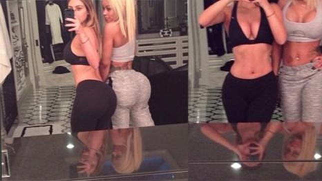Kim Kardashian presume de culo en Instagram