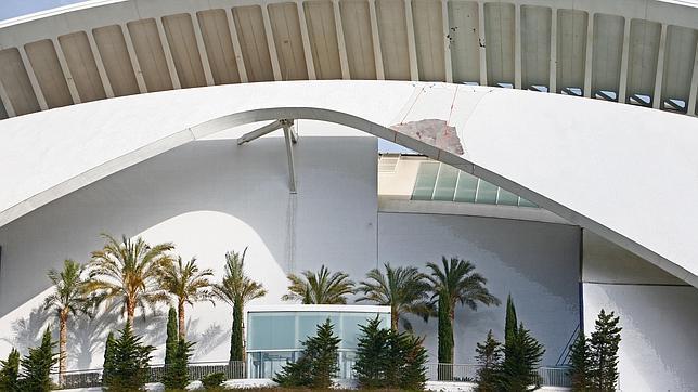 La reparación de los desperfectos del Palau de les Arts costará tres millones de euros