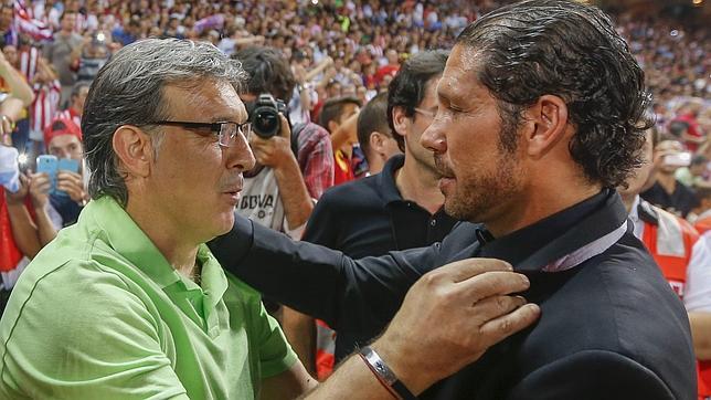 El día que Simeone logró «expulsar» al «Tata» Martino