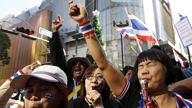 La oposición tailandesa se lanza a bloquear Bangkok en una nueva oleada de protestas