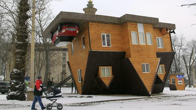 Así es la casa «del revés» de Moscú
