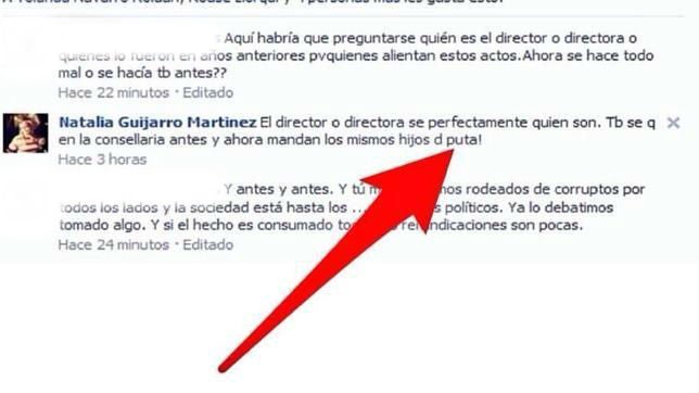 Una edil del PSOE llama «hijos de puta» al personal de la Conselleria de Educación