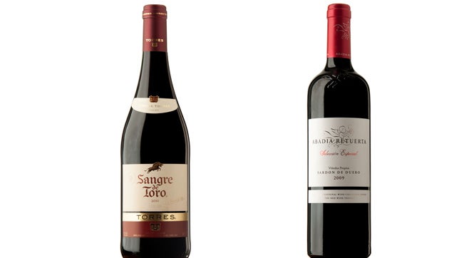 El Torres Sangre de Toro 2011 y el Abadia Retuerta 2009, dos vinos de altos vuelos